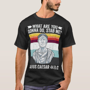 Camiseta Vintage O Que Você Vai Fazer Me Esfaquear Julius C