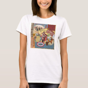 Camiseta vintage ocidental moderna