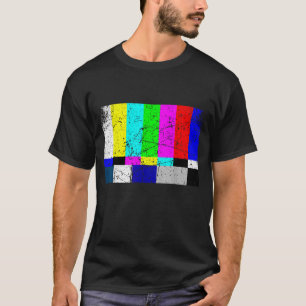Camiseta Vintage Off Air Tv Color Bares Retro TV