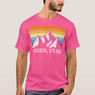 Camiseta Vintage Ogden Utah Mountain Hiking Souvenir Impres