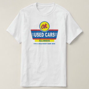 Camiseta Vintage OK Usa Carros Sinal - Você Escreve um Aler