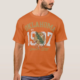 Camiseta Vintage Oklahoma Sooner Estado