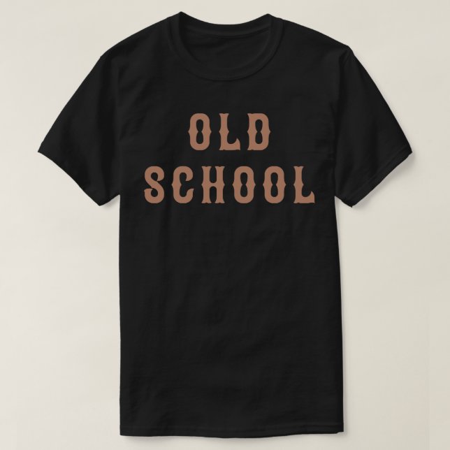 Camiseta Vintage Old School (Frente do Design)