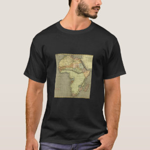 Camiseta Vintage Old World Map Africa