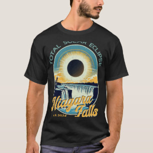 Camiseta Vintage Olhar Total Eclipse Solar Niagara Cai