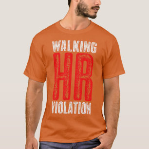 Camiseta Vintage Olhe Andando Violação de HR