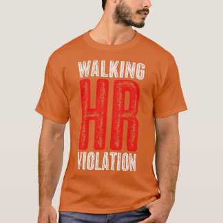 Camiseta Vintage Olhe Andando Violação de HR
