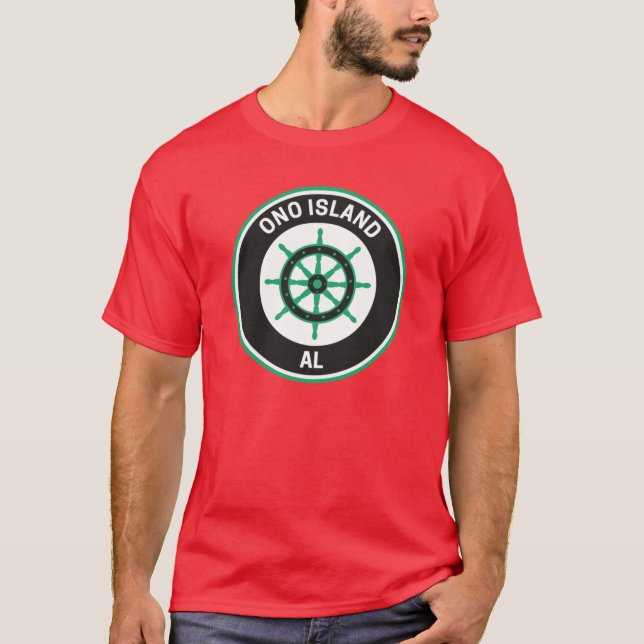 Camiseta Vintage Ono Island Alabama (Frente)