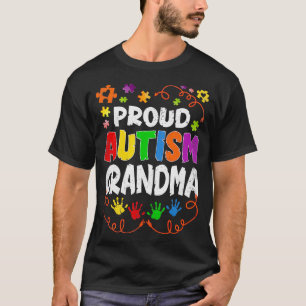 Camiseta Vintage Orud Autismo Avó Quebra-cabeça Autism Awar