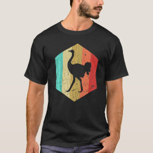 Camiseta Vintage Ostrich Retro Ostrich Silhouette Animal 7