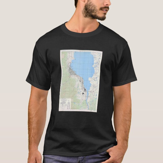 Camiseta Vintage Otsu Japan Map 1945 (Frente)