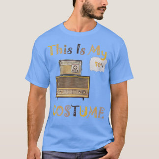 Camiseta Vintage oufit Men, Este é o meu Figurino 19
