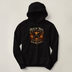 Camiseta Vintage Outlaw Mile Motorcycle Garage