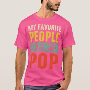 Camiseta Vintage Pai Shirt Avô Mostra Minhas Pessoas Favori