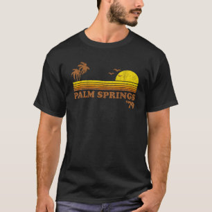 Camiseta Vintage Palm Primavera Beach California Retro Suns