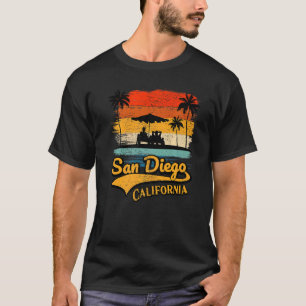 Camiseta Vintage Palm Tree Beach Vacing California San Di