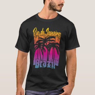 Camiseta Vintage Palm Tree do Rio de Janeiro