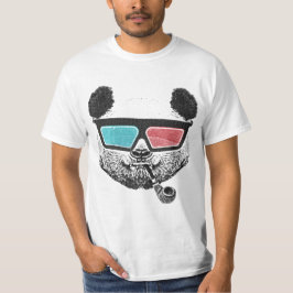 Camiseta Vintage panda 3-D
