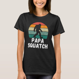 Camiseta Vintage Papa Squatch Pai Sasquatch retro pôr do so