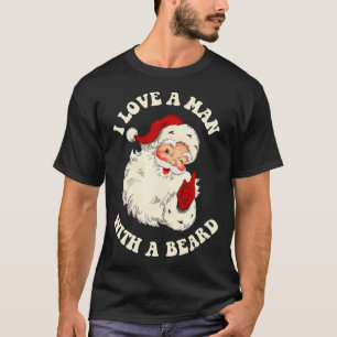 Camiseta Vintage Papais noeis Diversão Retro Eu Amo Um Home