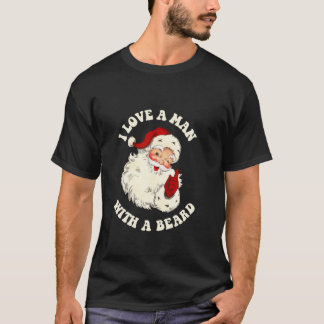 Camiseta Vintage Papais noeis Diversão Retro Eu Amo Um Home