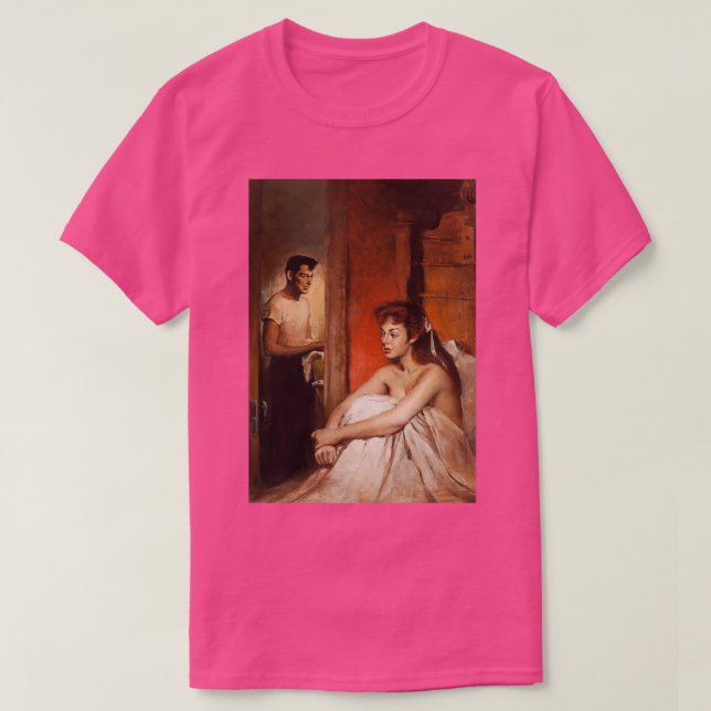 Camiseta Vintage Paperback Ilustração Renderização ao Amor (Frente do Design)