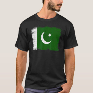 Camiseta Vintage Paquistão Bandeira Dia da Independência Pa