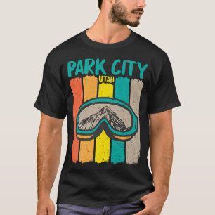 Camiseta Vintage Park Cidade Utah Snowboard