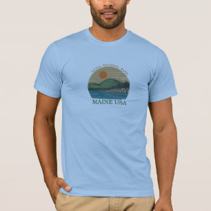 Camiseta Vintage Parque Nacional Acadia Maine - Re