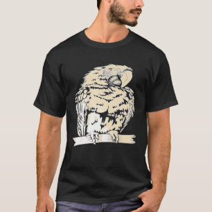 Camiseta Vintage Parrot Bird Drawing Premium T-Shirt