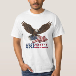 Camiseta Vintage Patriotic Eagle T-Shirt