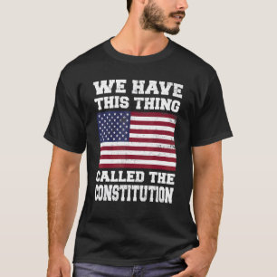 Camiseta Vintage Patriótico Temos Essa Coisa Chamada Co