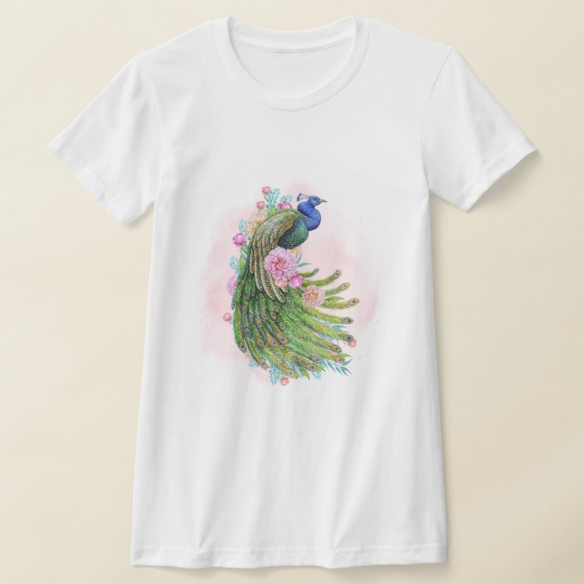 Camiseta Vintage Peacock T‑Shirt (Postura )