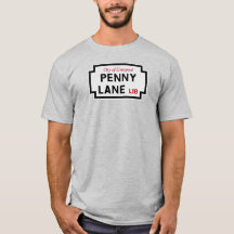 Vintage Penny Lane Street Sinal