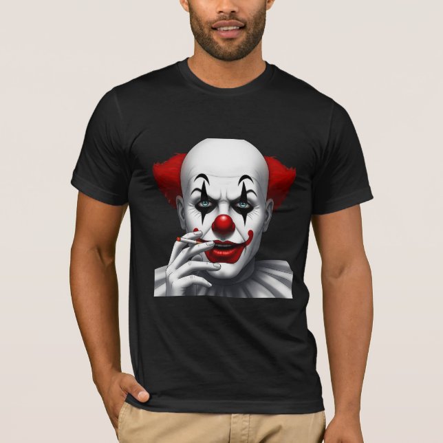 Camiseta Vintage Pennywise Evil Clown Art (Frente)