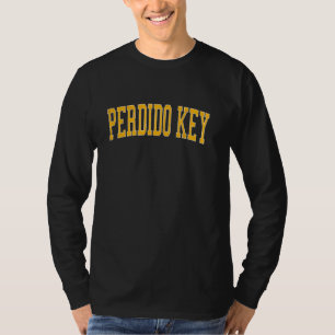 Camiseta Vintage Perdido Chave Distante Estilo de Variação