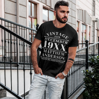 Camiseta Vintage personalizada envelhecida em perfeição