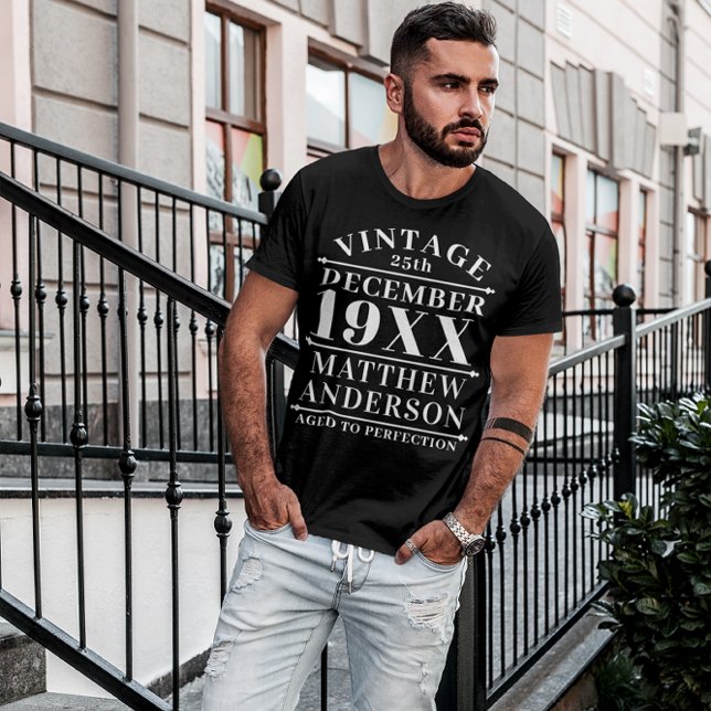 Camiseta Vintage personalizada envelhecida em perfeição (Criador carregado)