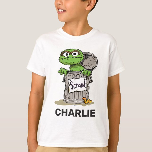 Camiseta Vintage personalizado Oscar, o Agrupamento (Frente)