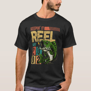 Camiseta Vintage Pescaria Incrível Desde O Aniversário Da P