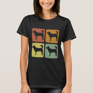Camiseta Vintage Pet Siberian Husky Dog Retro Animal