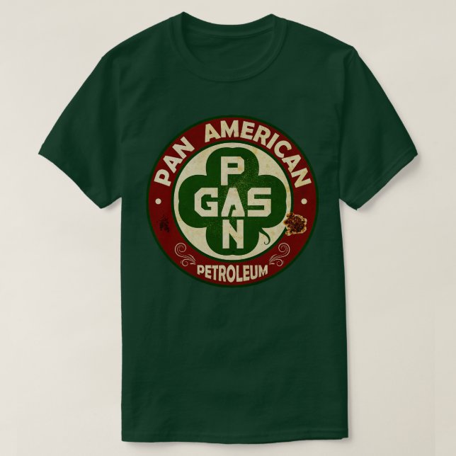 Camiseta Vintage Petrol Clover Sinal (Frente do Design)