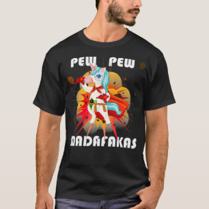 Camiseta Vintage Pew Madafakas Unicorn Funny Unicorn