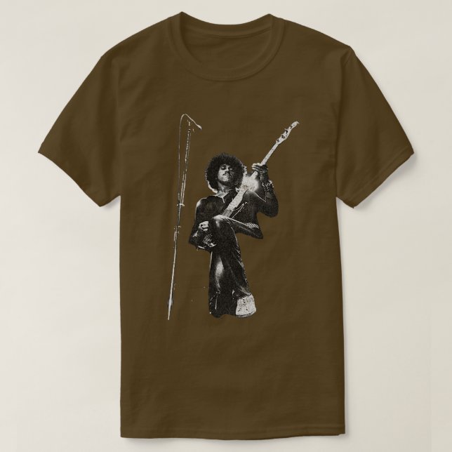 Camiseta Vintage Phil Lynott (Frente do Design)