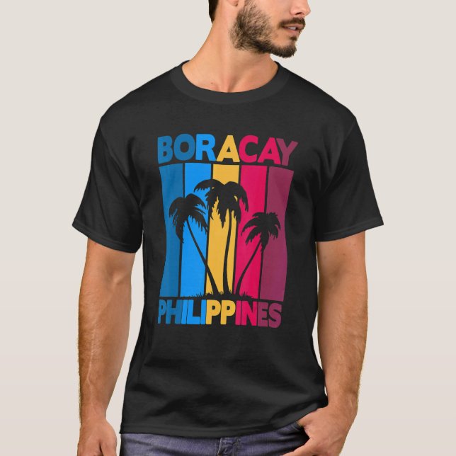 Camiseta Vintage Philippines Boracay (Frente)