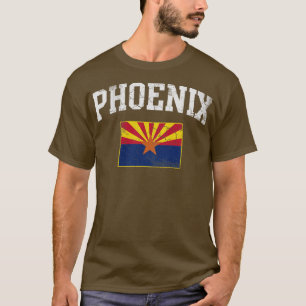 Camiseta Vintage Phoenix Arizona Flag Arizonian Home Love