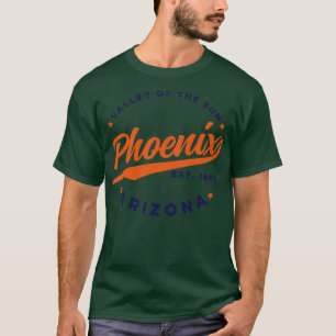 Camiseta Vintage Phoenix Arizona Valley da Sun Color Ci