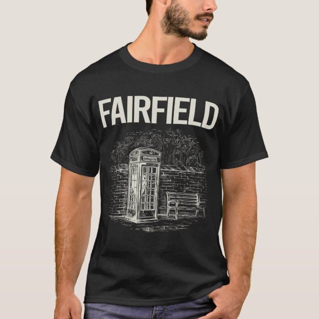 Camiseta Vintage Phone Booth Fairfield (Frente)