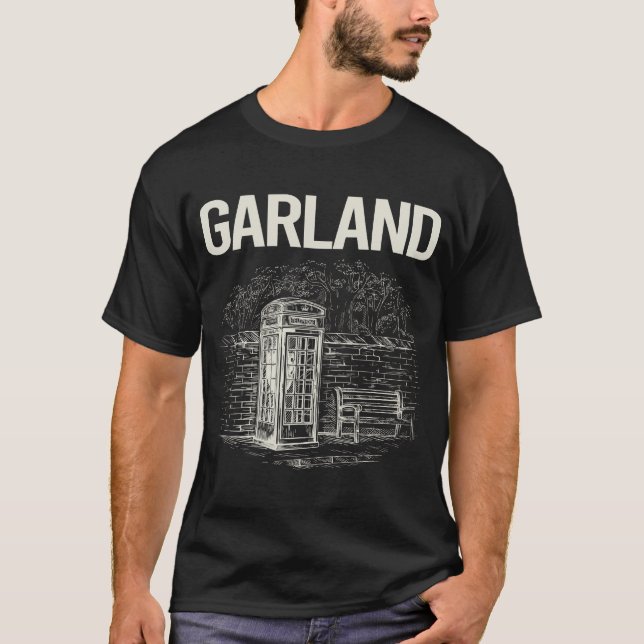 Camiseta Vintage Phone Booth Garland (Frente)