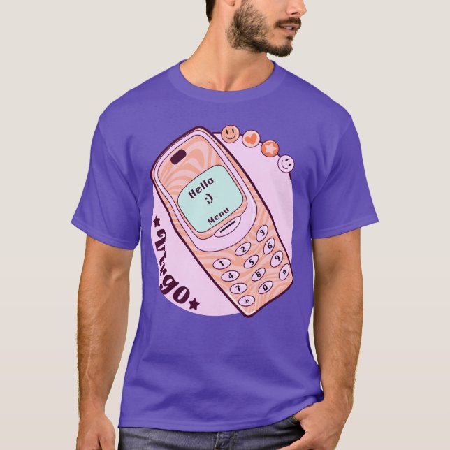 Camiseta Vintage Phone Virgo vintage (Frente)